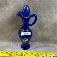 Cobalt Blue Bottle with Stopper
