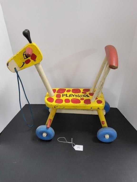 Antique PlaySkool Riding Toy