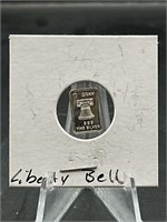 1g .999 Fine Silver Bar Liberty Bell