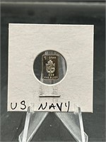 1g .999 Fine Silver Bar US Navy