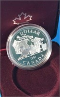 1981 Proof Silver Dollar Canada