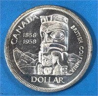 1958 Silver Dollar Canada
