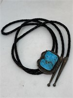 Vintage SW Turquoise Bolo Tie Unmarked