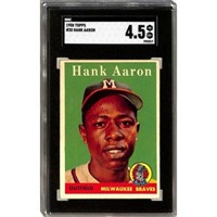 1958 Topps Hank Aaron Sgc 4.5