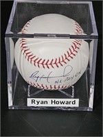 Autographed Ryan Howard Baseball