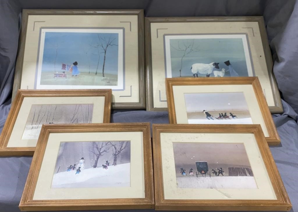 Roger Haas Framed Amish Prints