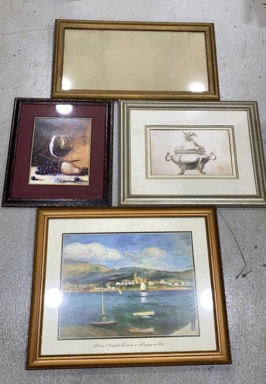 Large Framed Prints & Empty Frame