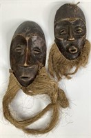 Carved Wooden Tribal Masks