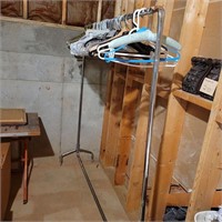 Clothes rack and hangers