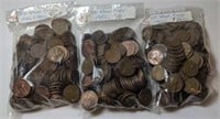 Bags of 200 count wheat pennies from 1940's and