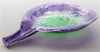 Studio Art Glass Hand Blown Multicolored Dish