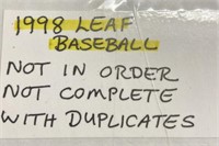 1998 Leaf Baseball Cards