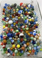 Large Lot Old Marbles-Shooters,Swirl,Cats Eye etc