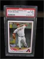 2013 TOPPS TYLER SKAGGS RC OPENING DAY PSA 8