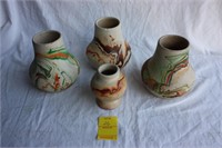Nemadji Indian pottery vases