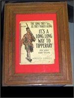 FRAMED COVER TO "IT'S A LONG, LONG WAY TO TIPPERAY