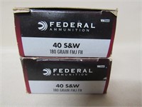 100 Rounds Federal 40 S&W