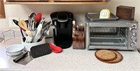 Keurig, Toaster Oven, Utensils, Bacon Press