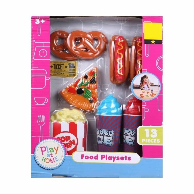 Play At Home Food Playset, 13 Pc