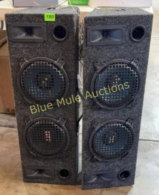 2-31"tall speakers