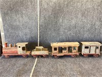Old Wooden Toy Train