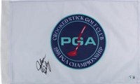John Daly Signed PGA Championship Pin Flag BAS