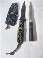 Kendo Utility Knife & Wooden Dagger w/ Sheath