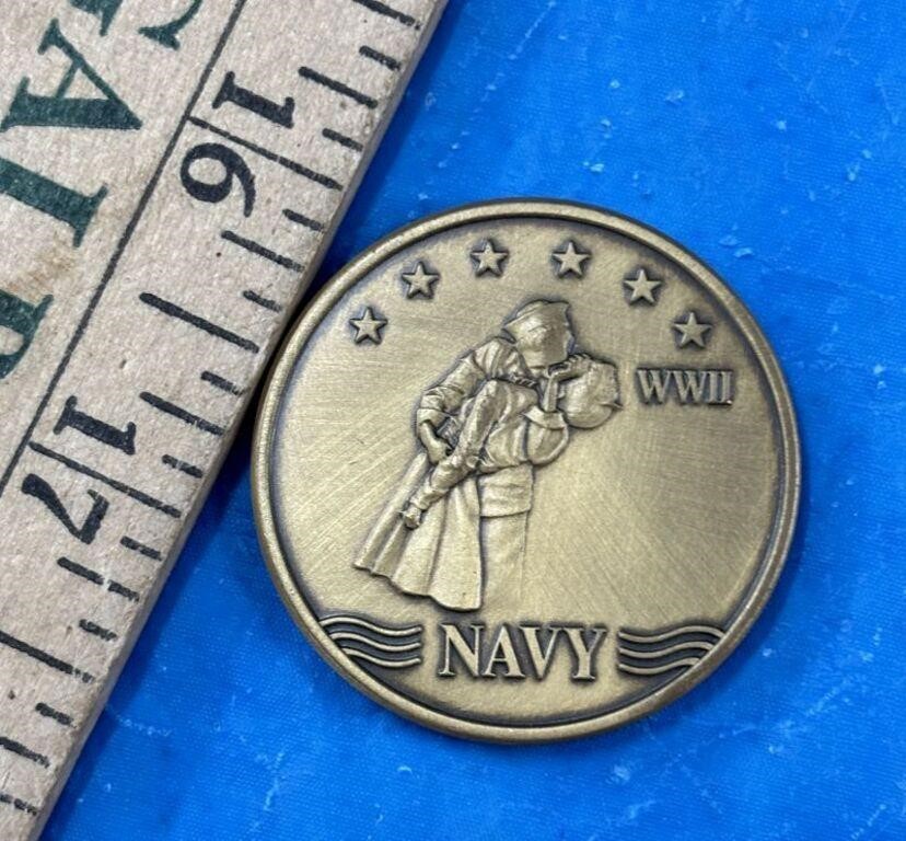 United States Navy WWII Medallion