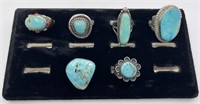 Assortment of Turquoise Rings