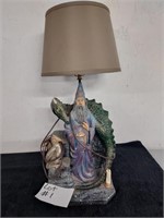 WIZARD AND DRAGON LAMP