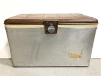 Vintage metal cooler