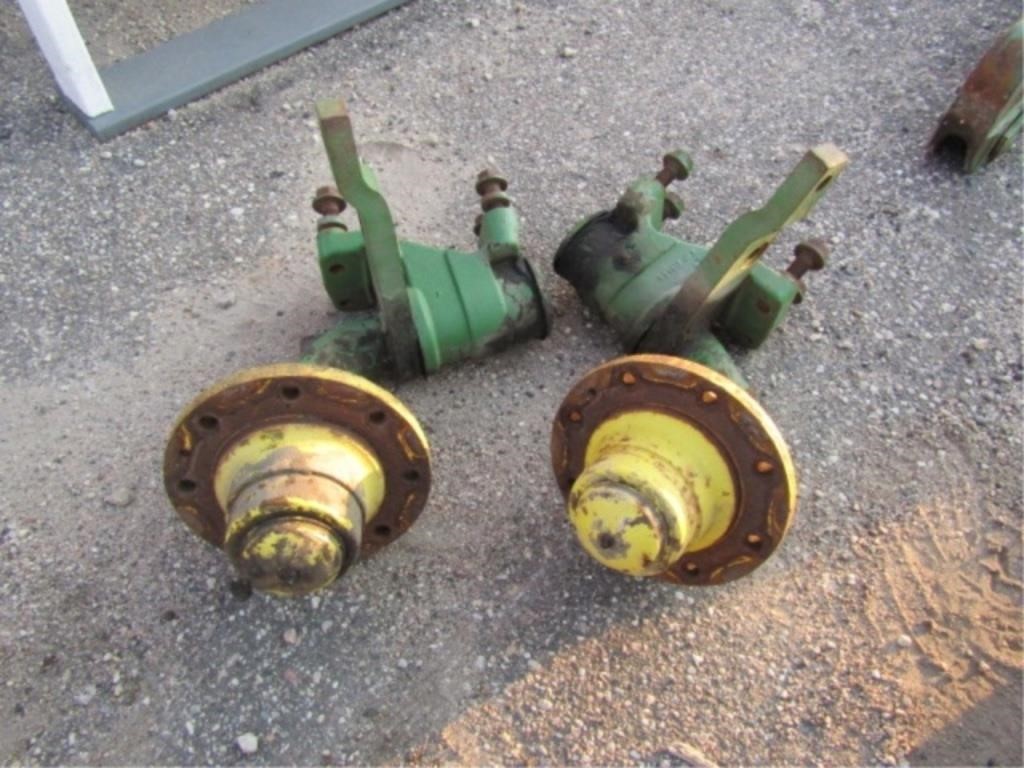 2-Rear JD Spindles & 8 Hole Hubs