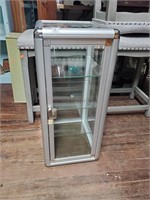 3 Glass Shelf Showcase-27t x 12w x 14d