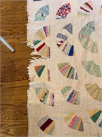 Handmade Vintage Quilt - For Scrap