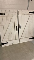 Barn door wall decor or for antique backdrop