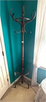 BENTWOOD COAT AND HAT RACK 6FT