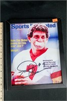 Signed Sports Illustrated Cover by Joe Theismann,