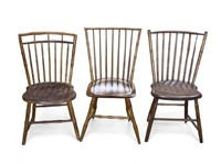 Period 19th C Windsor Chairs (3)