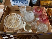 Glass Dishes, Bowls, Colored Blown Glass