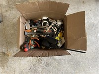 Box of Assorted Tools / Hardware