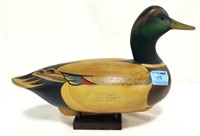CARVED DUCK DECOY "BIG RIVER SERIES"  G.F.