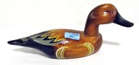 CARVED AND PAINTED DUCK DECOY - UNSIGNED