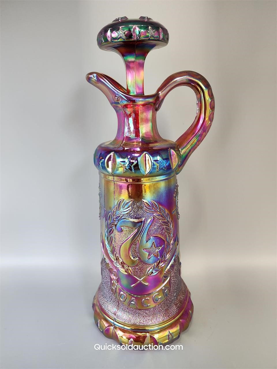 Carnival Red HOACGA 76 Decanter 11.5"H. Beautiful