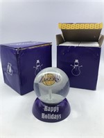 2 Lakers Snowglobes