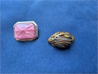 Two vintage pins