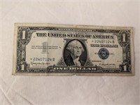 1957B Star/Replacement One Dollar Silver Cert.