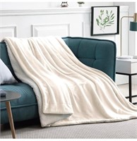 ($37) Walensee Sherpa Fleece Blanket (Twin Size