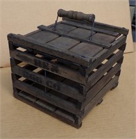 Wooden Egg Crate