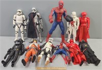 Action Figures Star Wars & Spiderman Toys