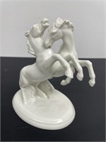 Schaubach Kunst Porcelain Rearing Horses Figurine